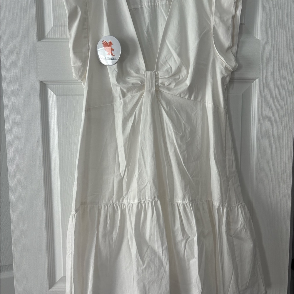 Elegant White Dress for game day or white out (doesn’t come with pin)